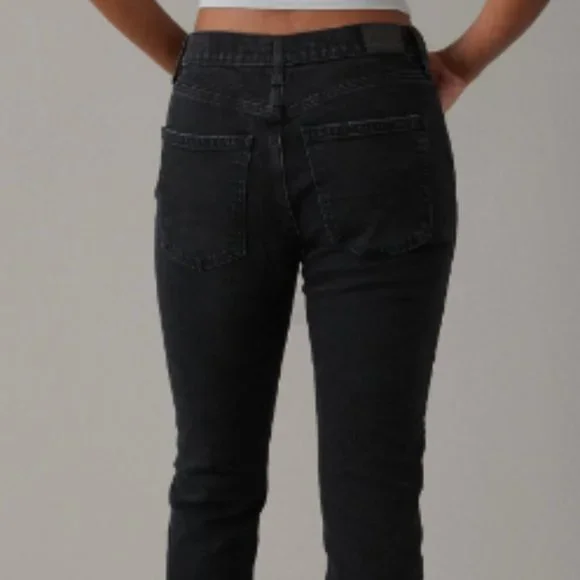 American Eagle Stretch Skinny Dark Wash Jeans 10 Short - Picture 2 of 2